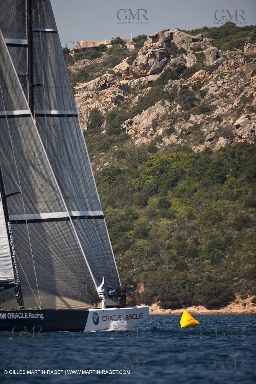 18 05 2010 - La Maddalena (ITA, Sardinia) Louis Vuitton Trophy - BMW ORACLE Racing - Training