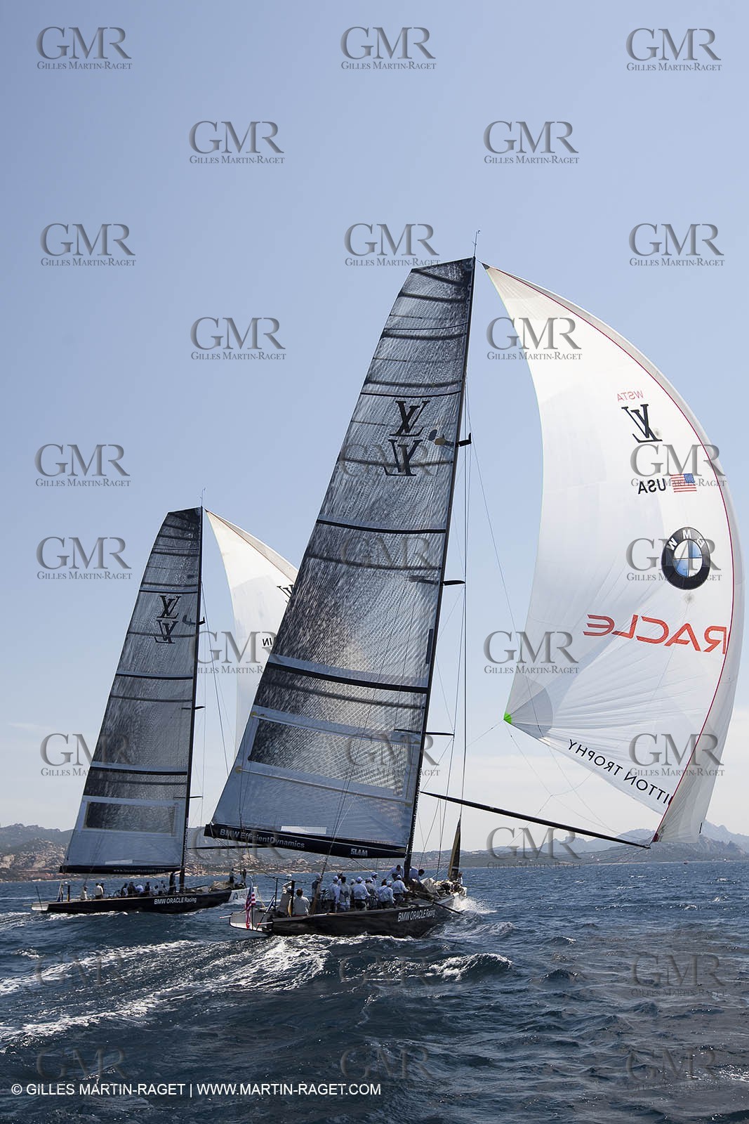19 05 2010 - La Maddalena (ITA, Sardinia) Louis Vuitton Trophy - BMW ORACLE Racing - Training