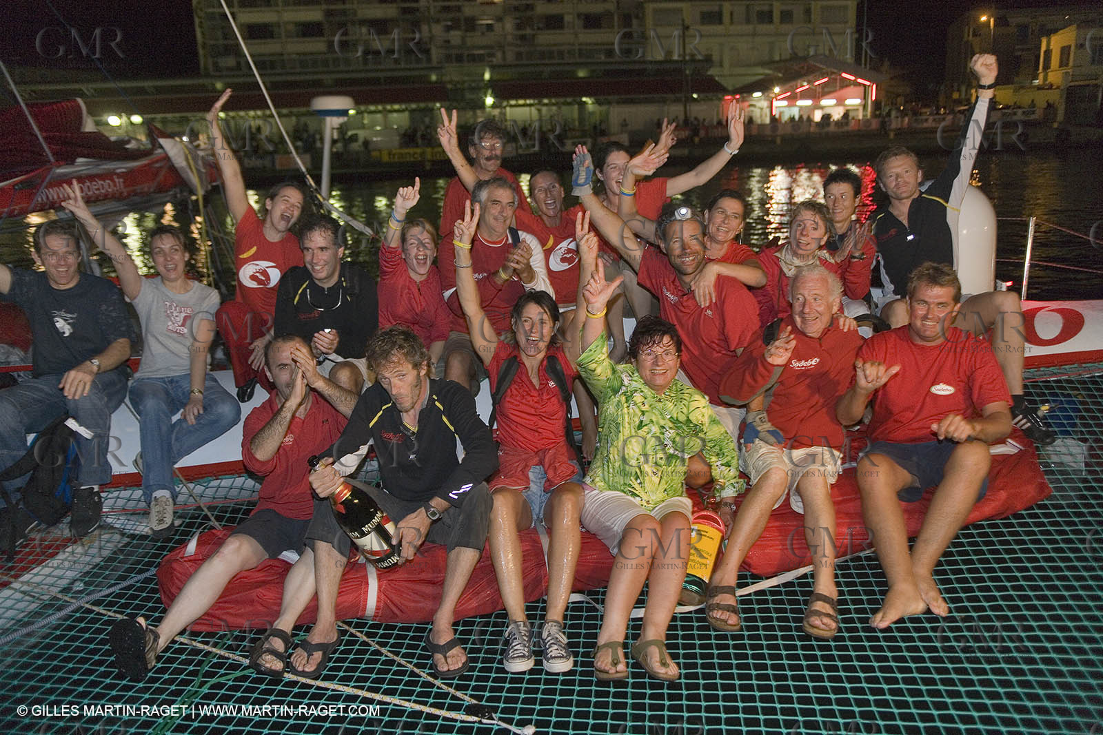 06 11 2006 - Pointe à Pitre Guadelupe (FRA) - Route du Rhum 2006 arrival - Thomas Coville (Sodebo)