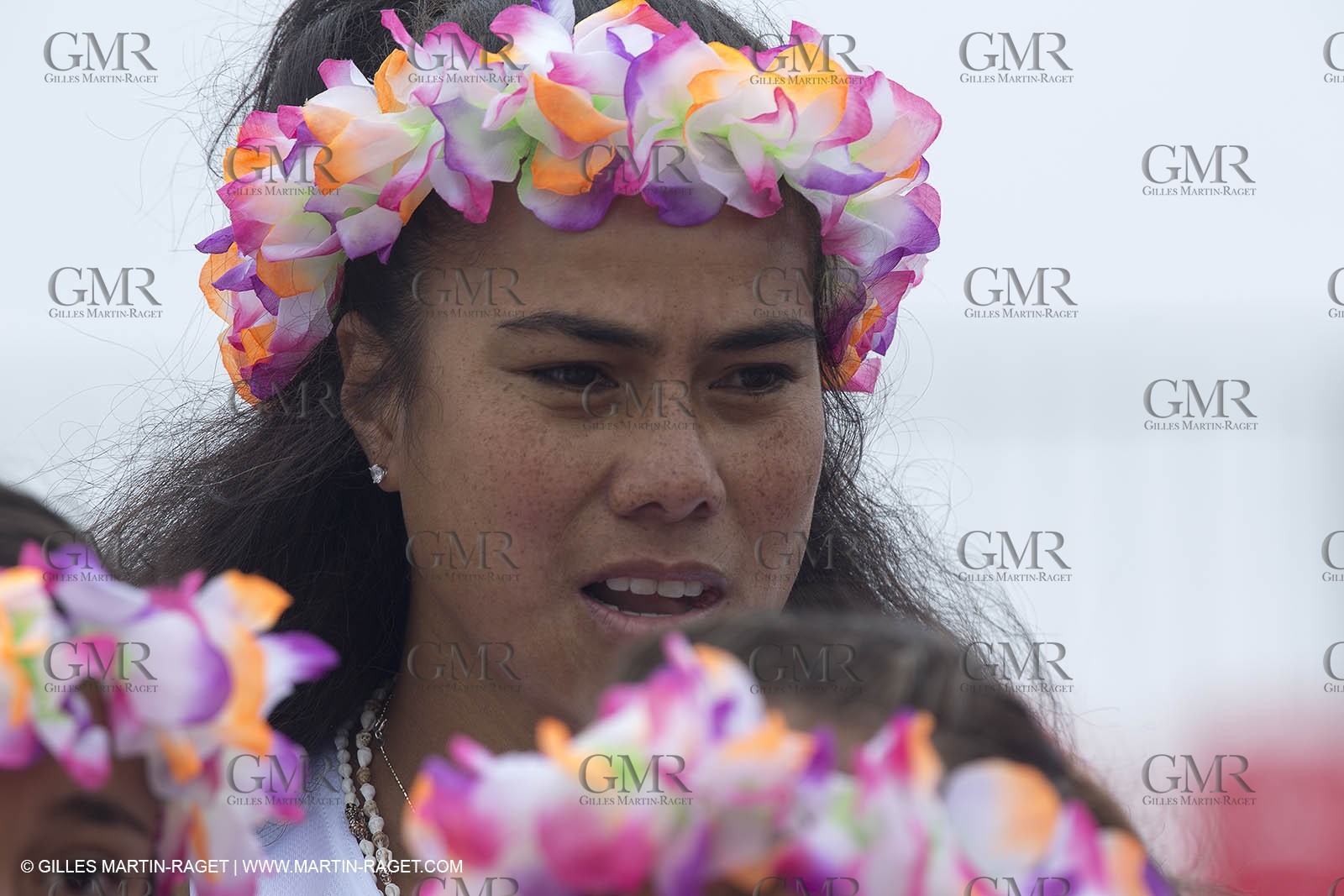 10 08 2013 - San Francisco (USA,CA) - 34th America's Cup - AC Open - Outrigger Canoe Races et Hula Danceperformance at Marina Green Village