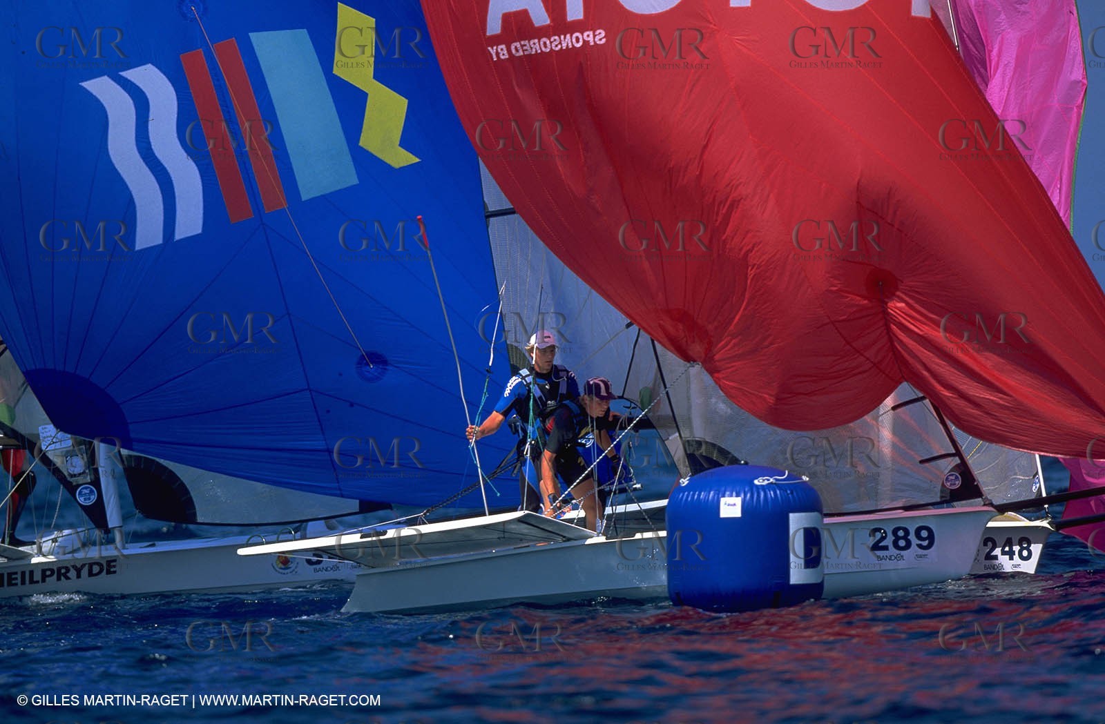 downwind mark
