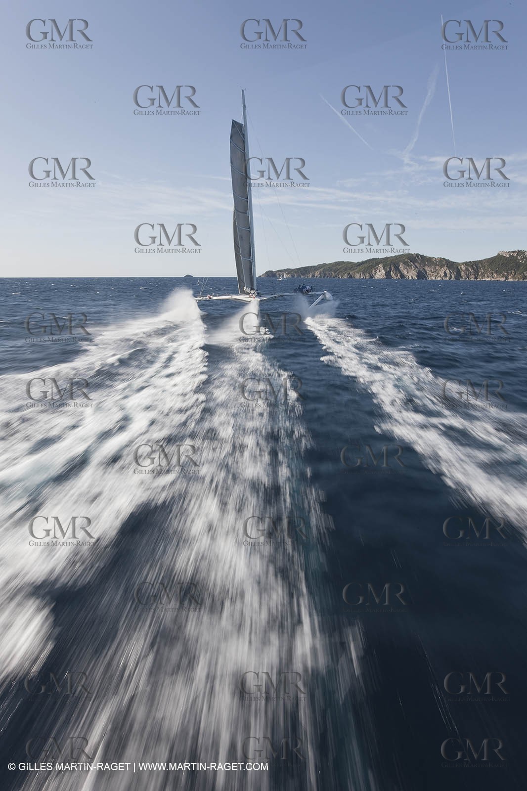 05 09 2009 - Hyères (FRA, 83) Hydroptère beat the overal sailing speed record with a run at 51,36 knts ( subjet to ratification by WSSRC)