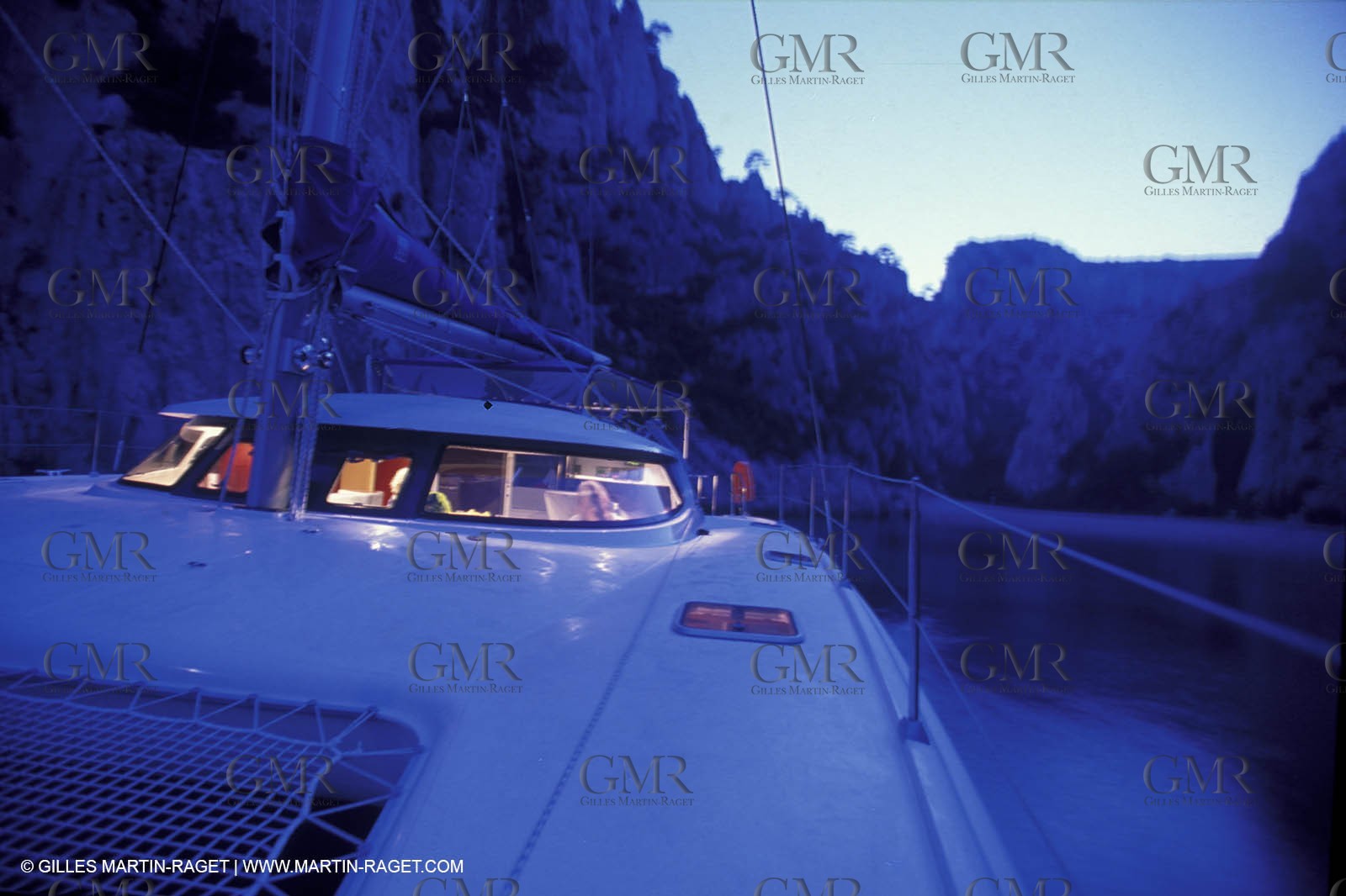 Sail - Cruising - People - At night