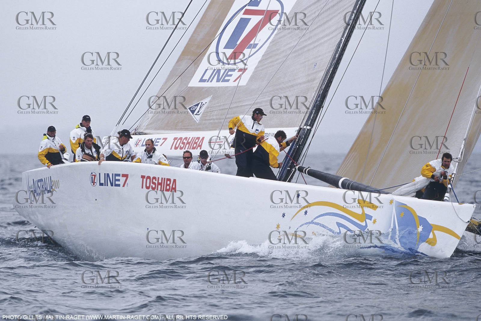 Sailing, Yacht Racing, America's Cup XXX, Auckland (NZL), 2000, Young Australia