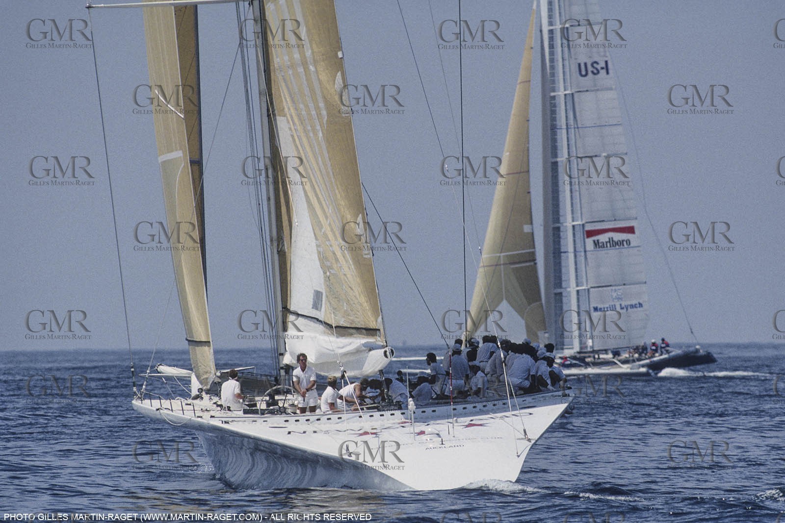 Sailing, Yacht Racing, America's Cup XXVII, San Diego (USA,CA) 1988, Stars & Stripes Vs New Zealand
