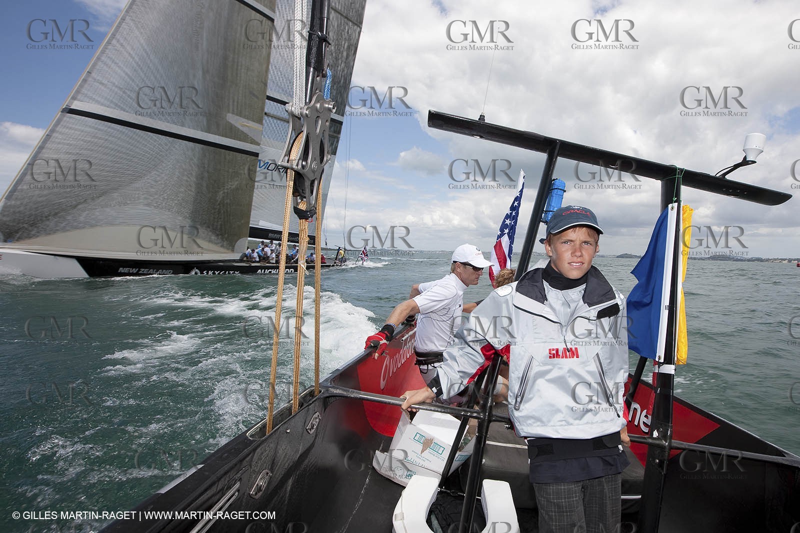 29 01 2009 - Auckland (NZL) -  Louis Vuitton Pacific Series - BMW ORACLE Racing - Training