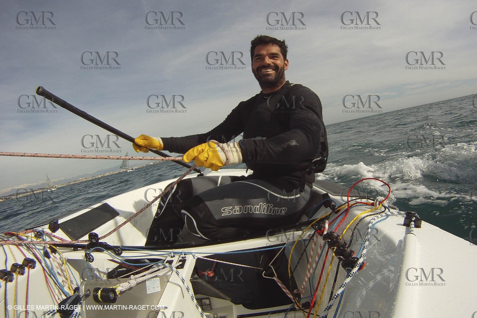 14 02 2014,  Cannes (FRA,06), FINN Cannes International Sailing week - Thomas Lebreton (FRA)