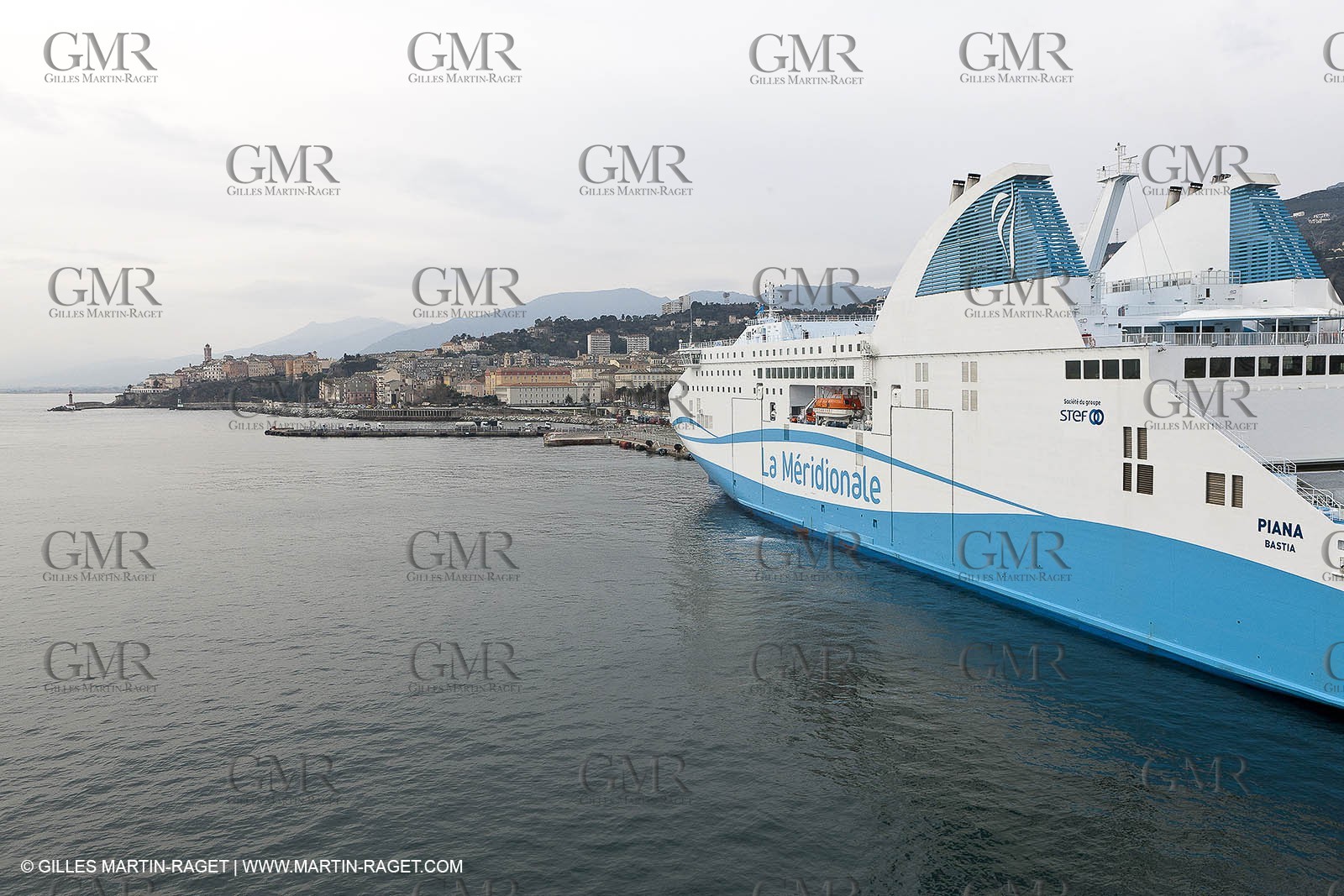 01-31-12   Marseilles (FRA,13) Bastia (FRA,Corsica)   Launching cruising trip and Christening ceremony of PIANA, last ferry ship from La Meridionale