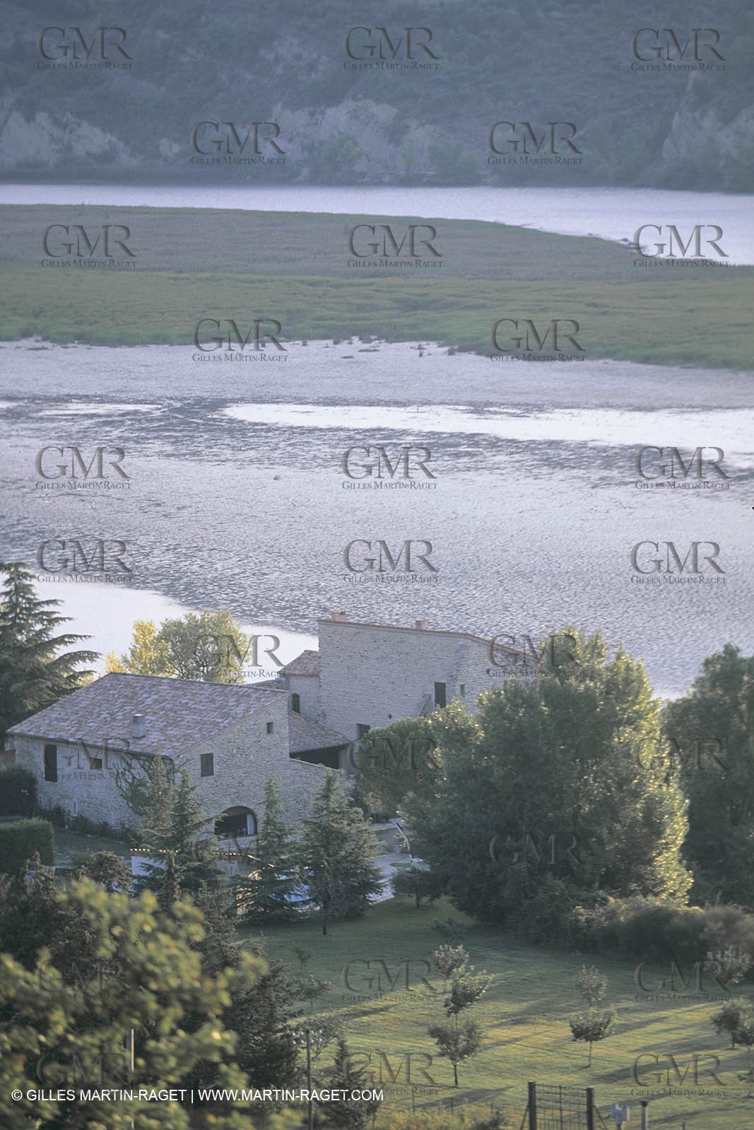 France, Provence, Haute Provence, Val de Durance, Durance river valley