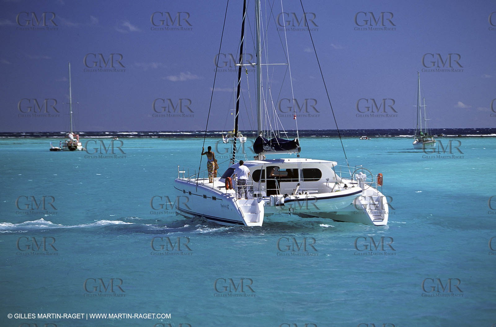 Cruising multihull mooring