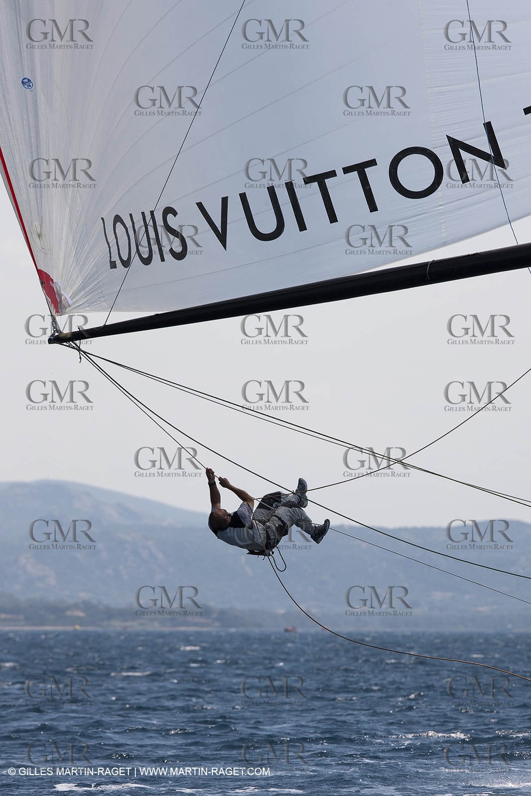 19 05 2010 - La Maddalena (ITA, Sardinia) Louis Vuitton Trophy - BMW ORACLE Racing - Training