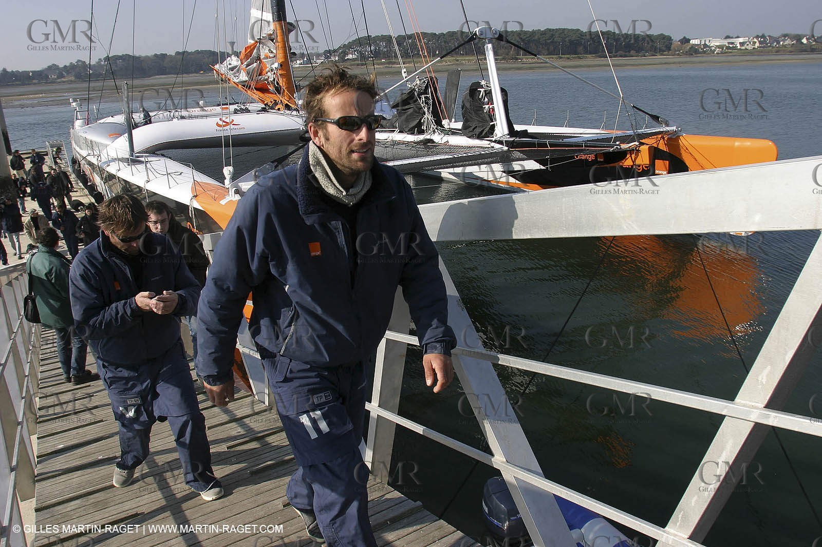 Orange II-2004 Jules Verne Trophy-Lorient final return
