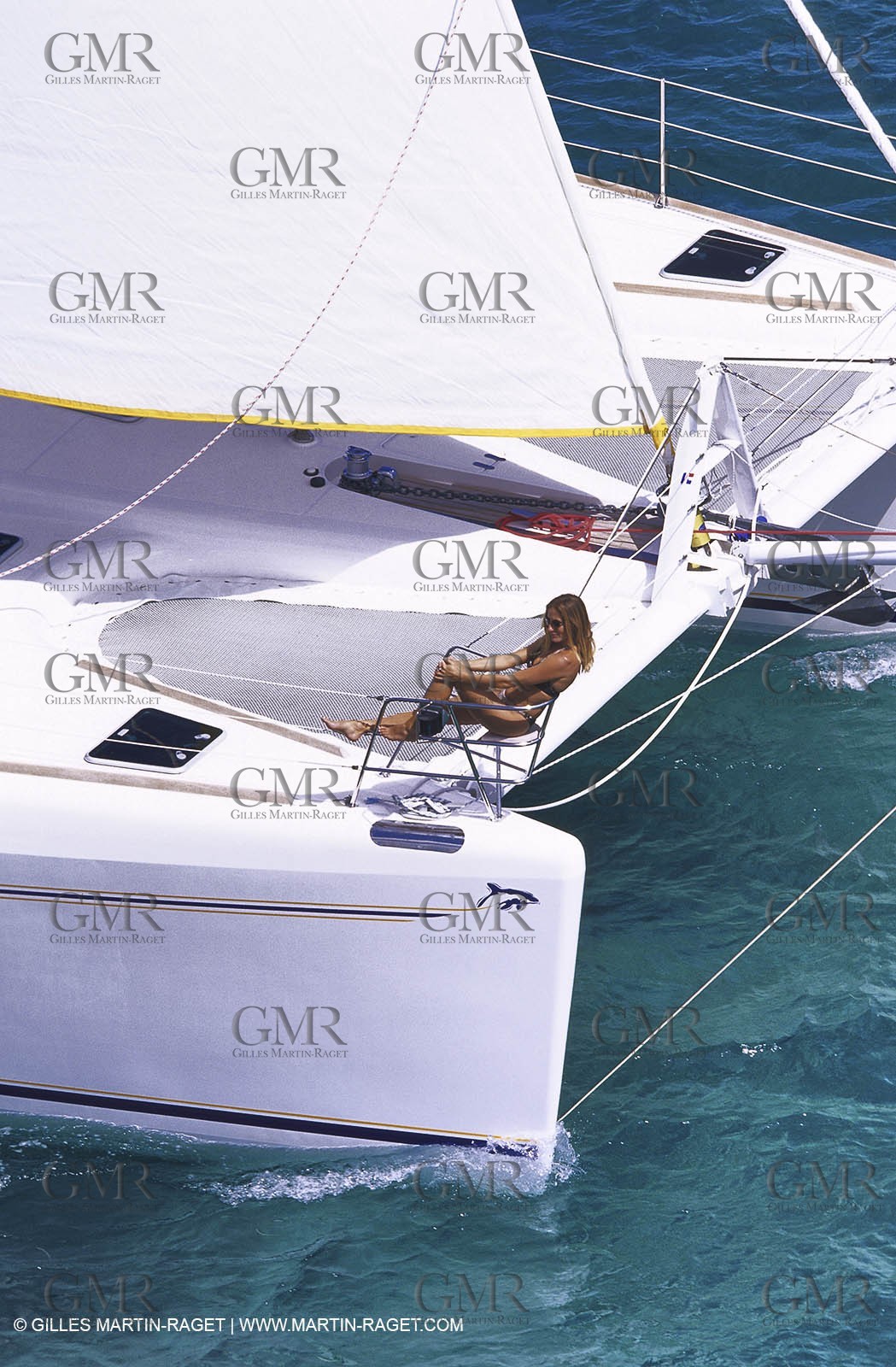 Cruising multihull sailing