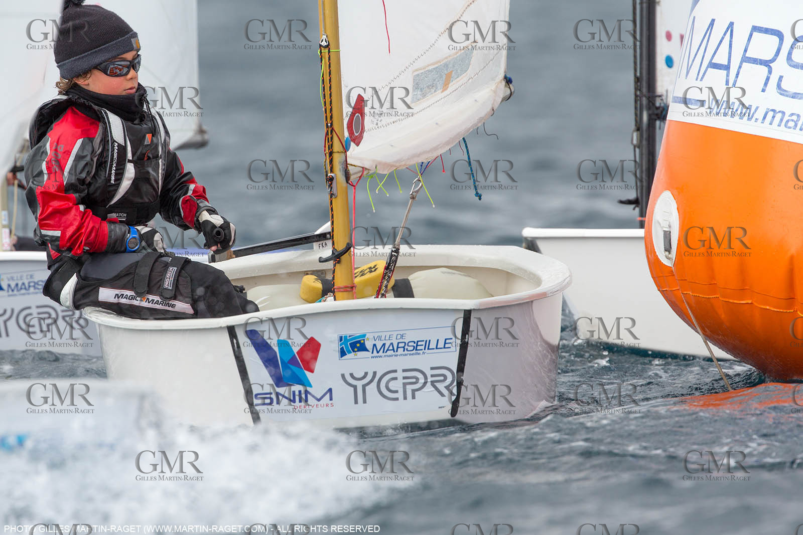 15 04 2016, Marseille (FRA,13), SNIM Dériveurs, Coupe Internationale de Printemps Optimist, Final Day