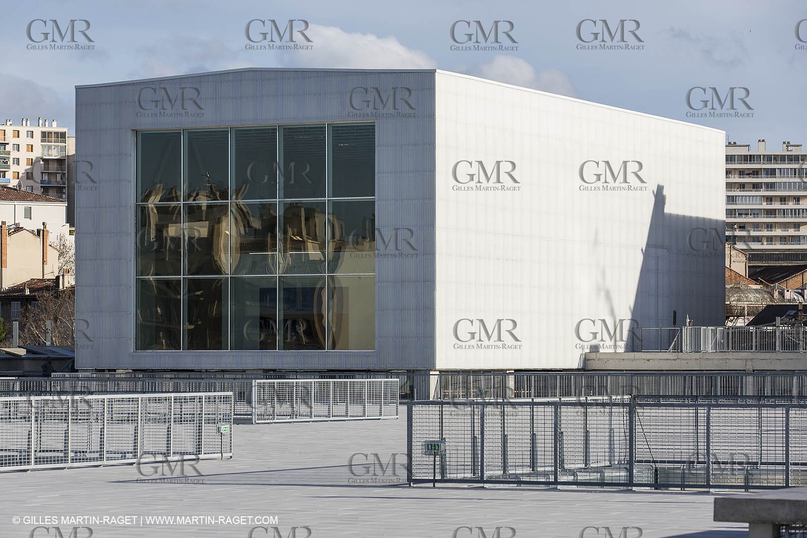 22 01 2013, Marseille, Fra, 13, Marseille Provence 2013, European Capital of Culture, Belle of May Revisited industrial site, Panorama Tower