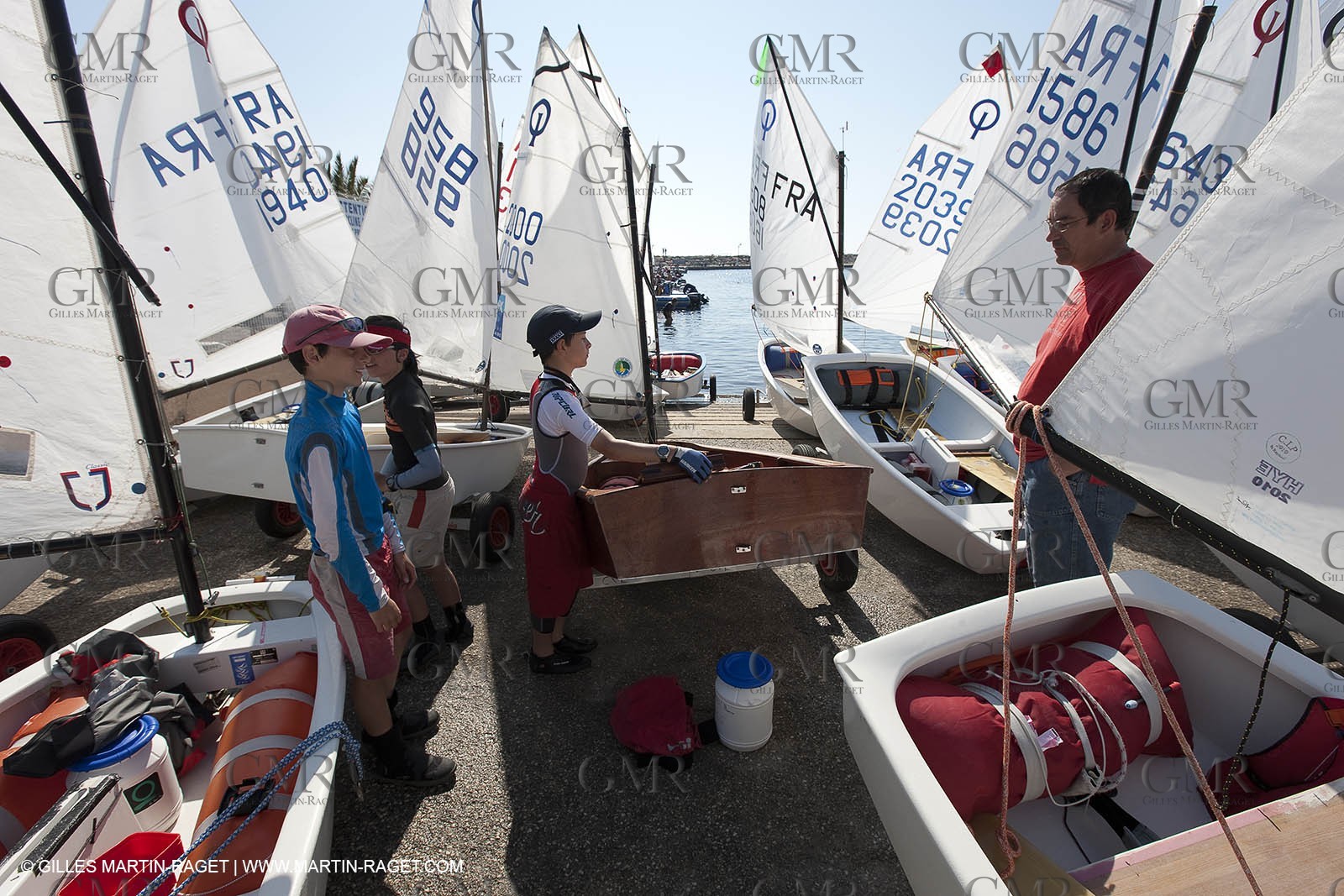 24 05 2010 - Hyères (FRA,83) - wooden optimist
