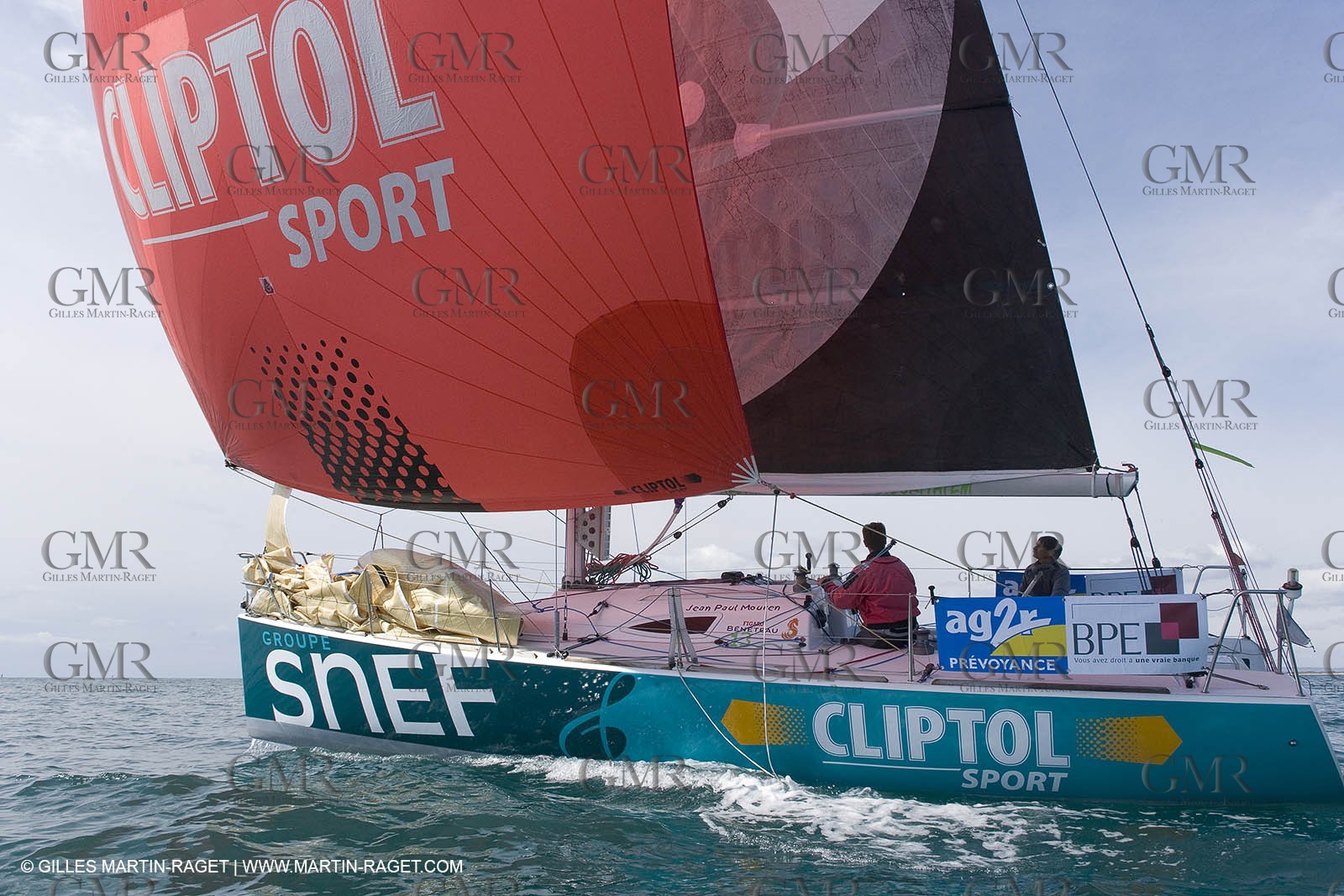 27 03 08- La Grande Motte- (FRA,34) Transat AG2R 2008- Jean-Paul Mouren- Laurent Pellecuer