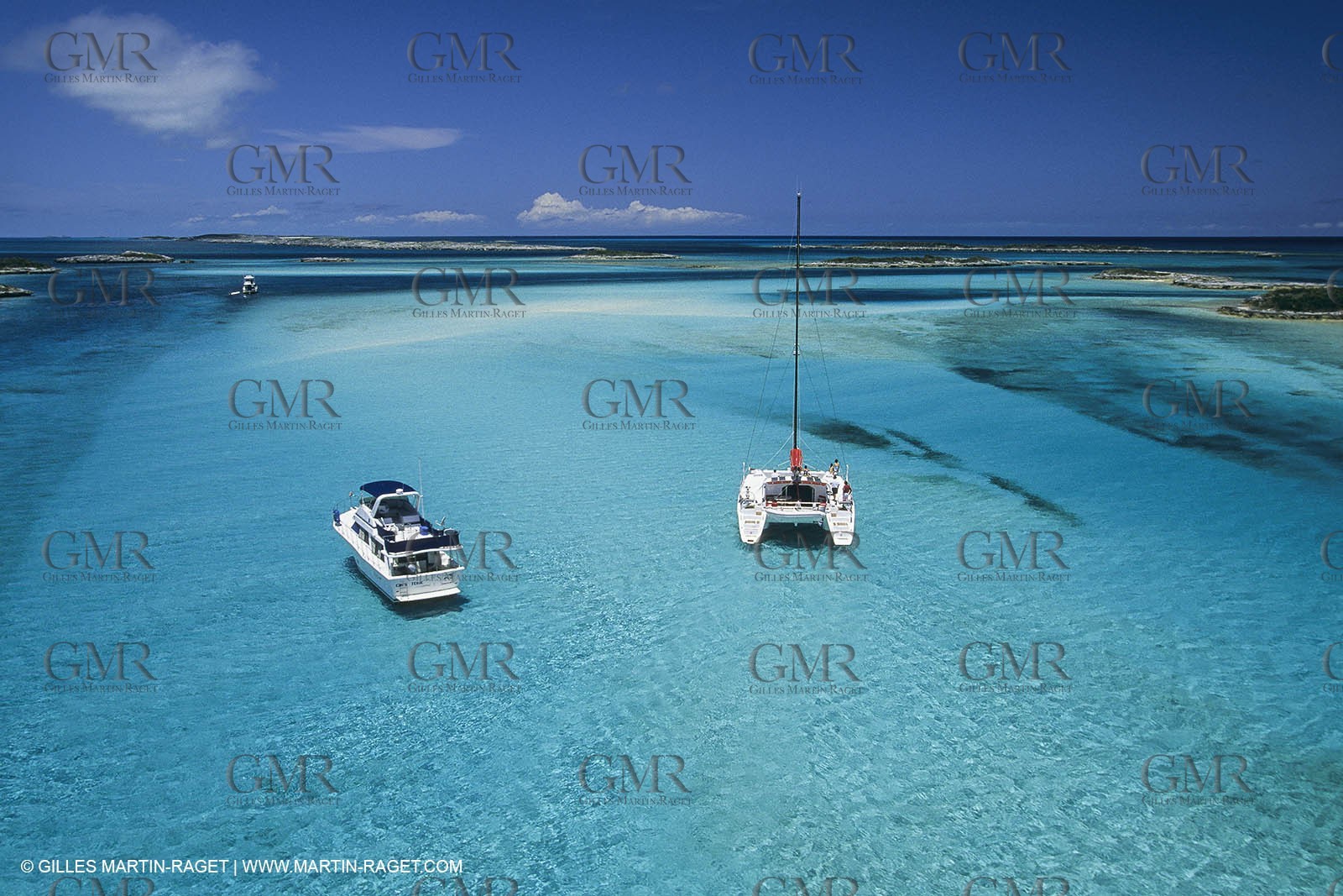 Sailing, cruising, multihull at the mooring