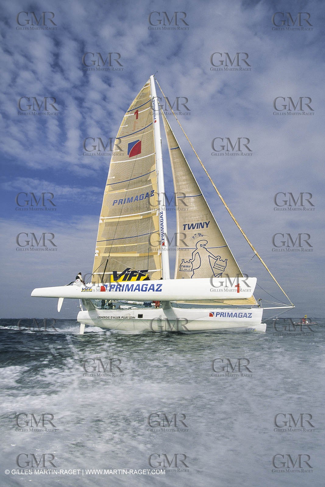 Yacht Racing, Multihull, ORMA 60, Laurent Bourgnon, Primagaz