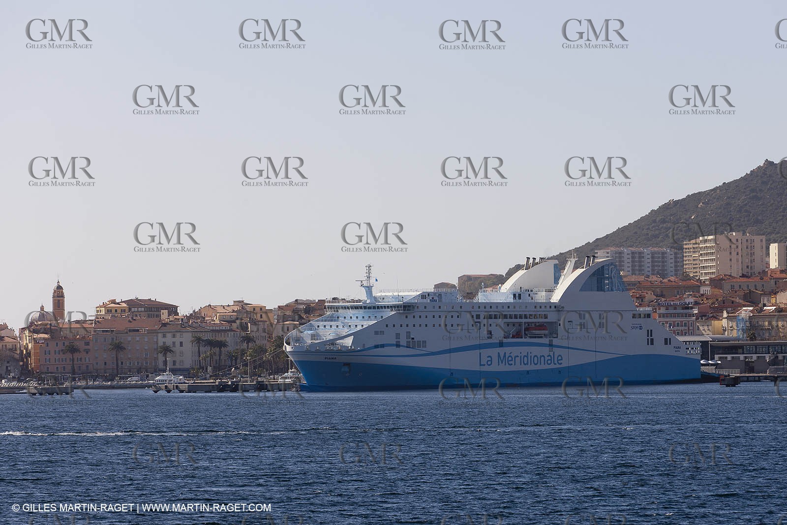 16 02 2012 - Ajaccio (FRA, Corse) -  La Méridionale shipping company- Piana at Ajaccio