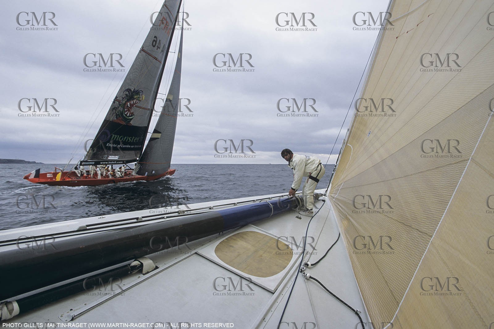 Yacht racing, 30th America's Cup 2000, Auckland (NZL), Le Défi, 6ème Sens