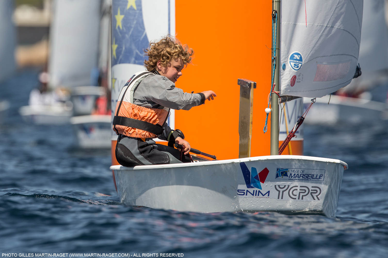14 04 2016, Marseille (FRA,13), SNIM Dériveurs, Coupe Internationale de Printemps Optimist, Day 4