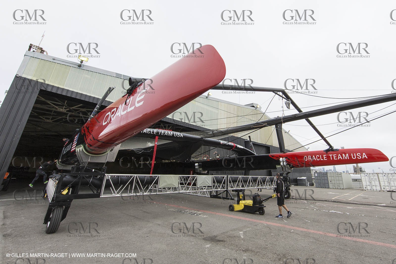 06 06 2013 - San Francisco (USA,CA) - 34th America's Cup - Launching the Defender at ORACLE Team USA