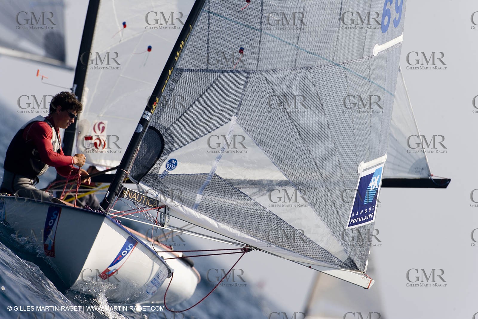 24 04 2007 - 2007 Semaine Olympique Française - Hyères (South of France) - Day 3 - Team France - Finn - Lobert Jonathan