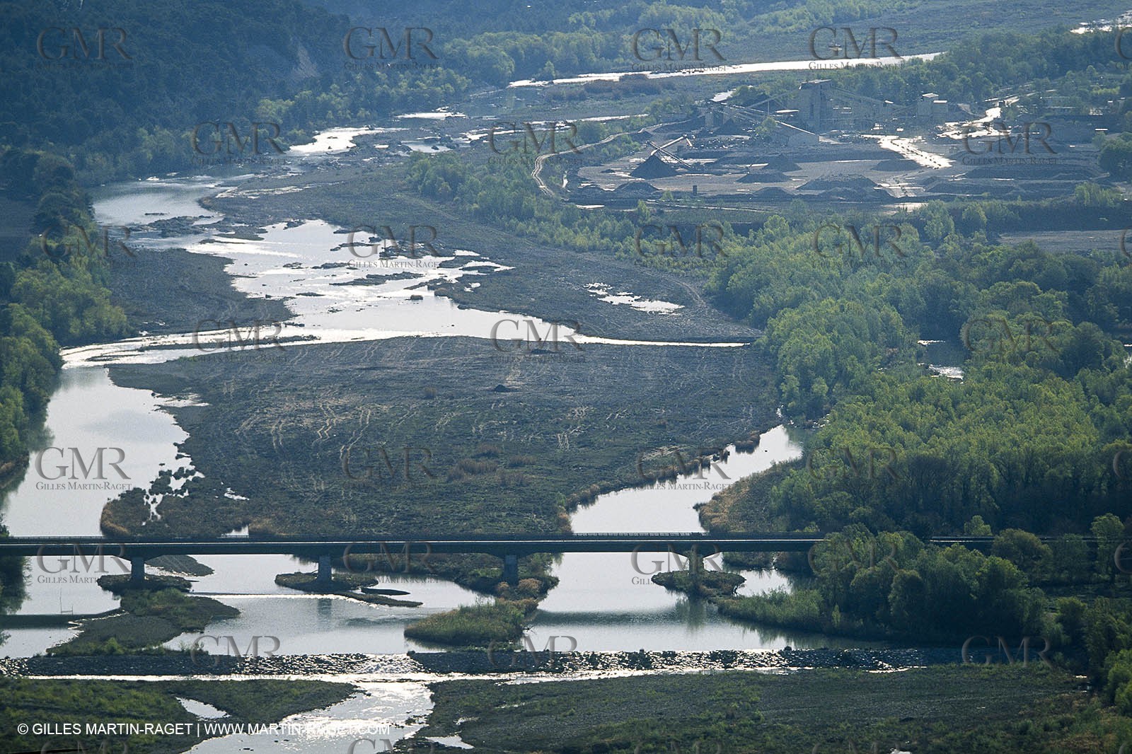 Durance river valley