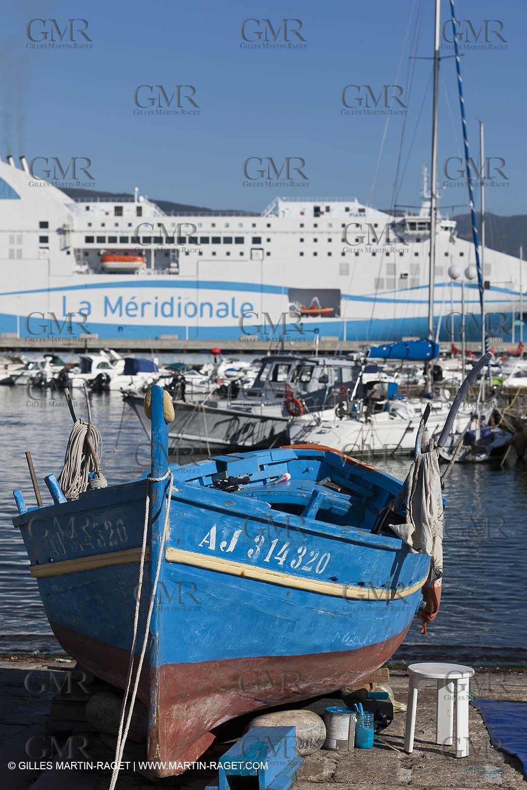 16 02 2012 - Ajaccio (FRA, Corse) -  La Méridionale shipping company- Piana at Ajaccio
