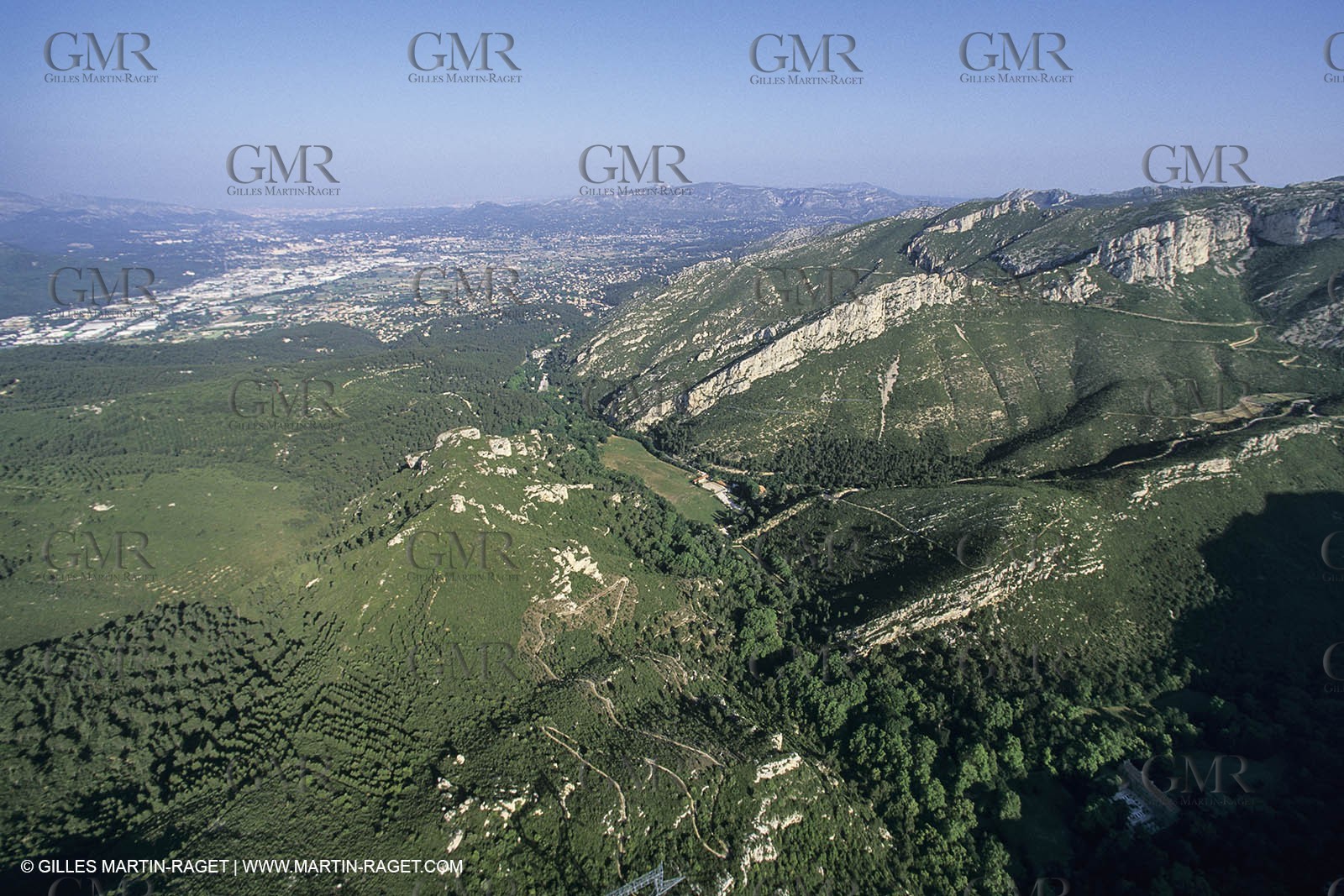 France, Provence, Pays d'Aubagne, collines de Marcel Pagnol