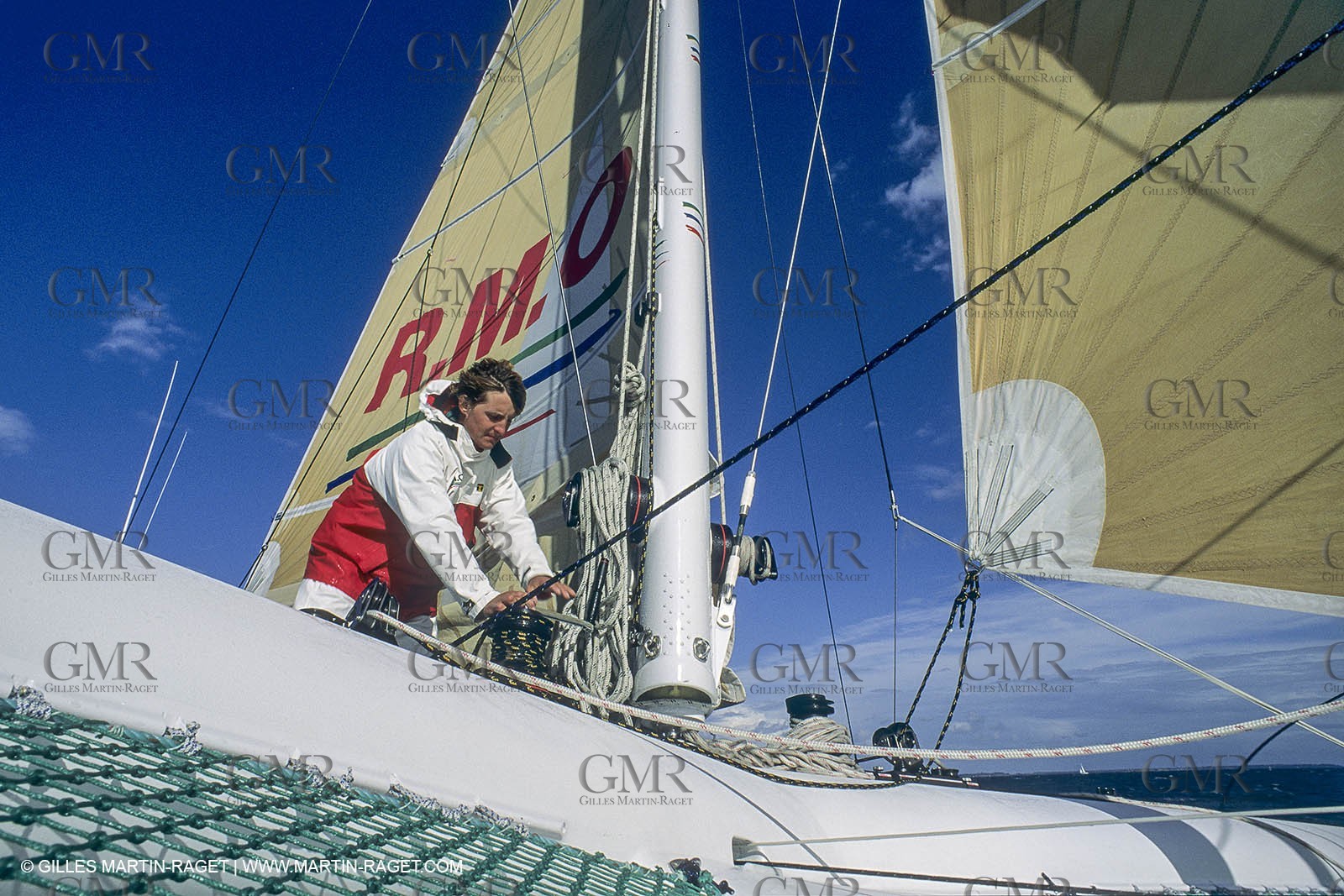 Sailing, Offshore Racing, Route du Rhum 1990, RMO, Laurent Bourgnon