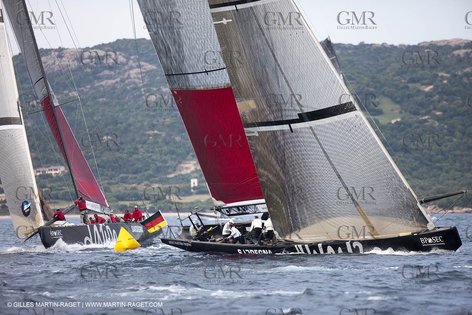 19 05 2010 - La Maddalena (ITA, Sardinia) Louis Vuitton Trophy - BMW ORACLE Racing - Training
