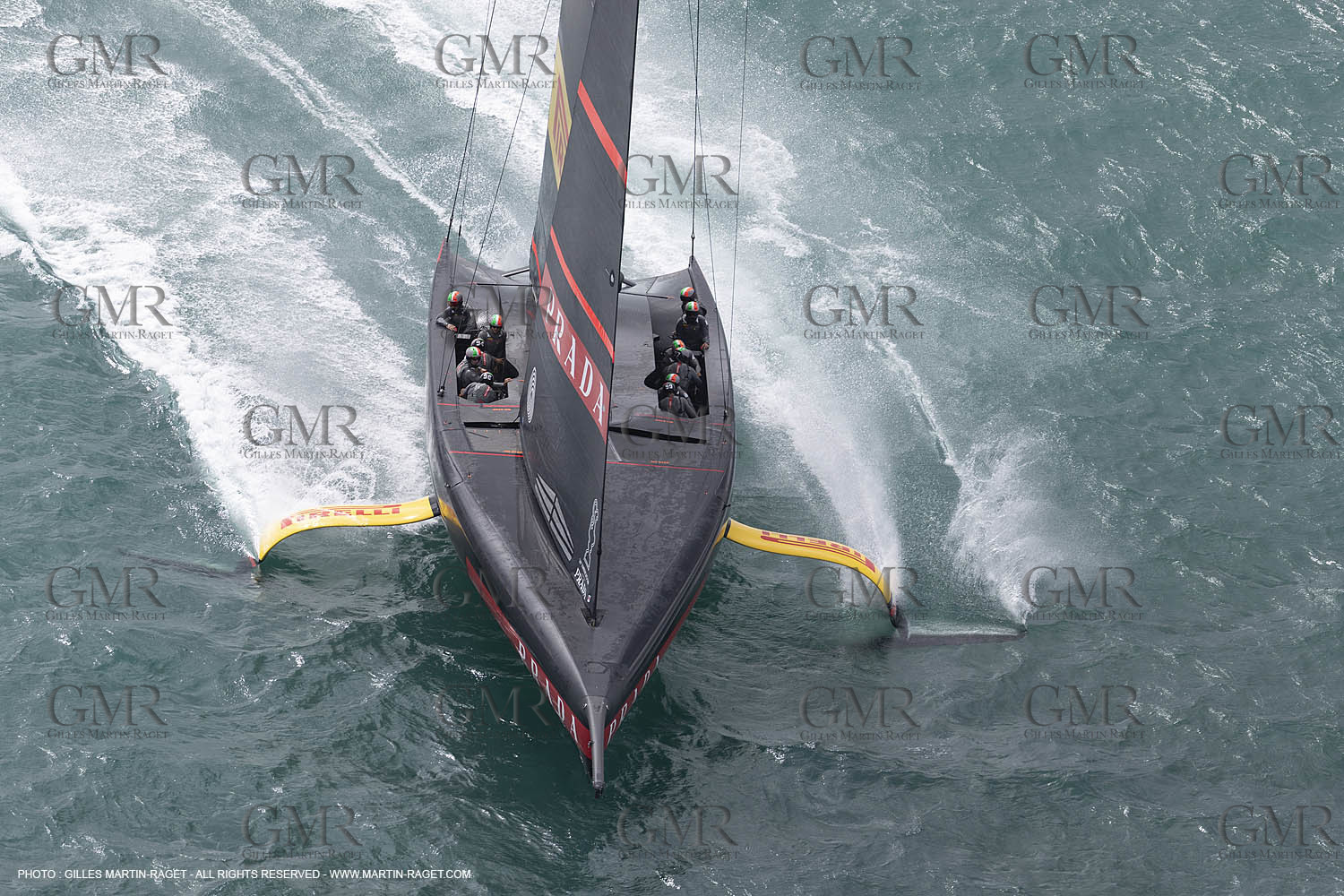 10 12 2020 - Auckland (NZL) - 36th America's Cup - Practice Sessions - Day 2 -Luna Rossa Prada Pirelli Team