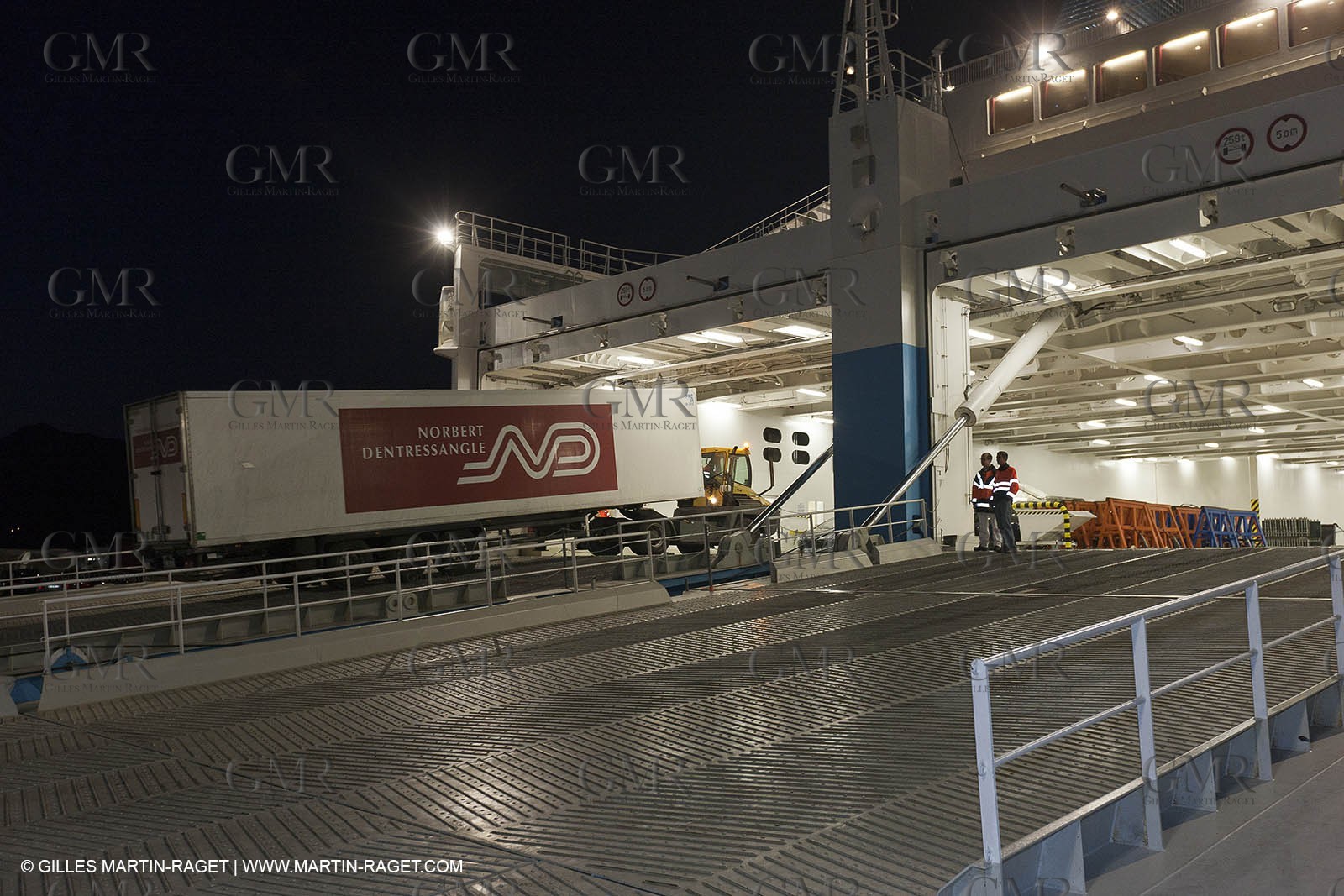 16 02 2012 - Propriano (FRA, Corse) -  La Méridionale shipping company- Piana at Propriano