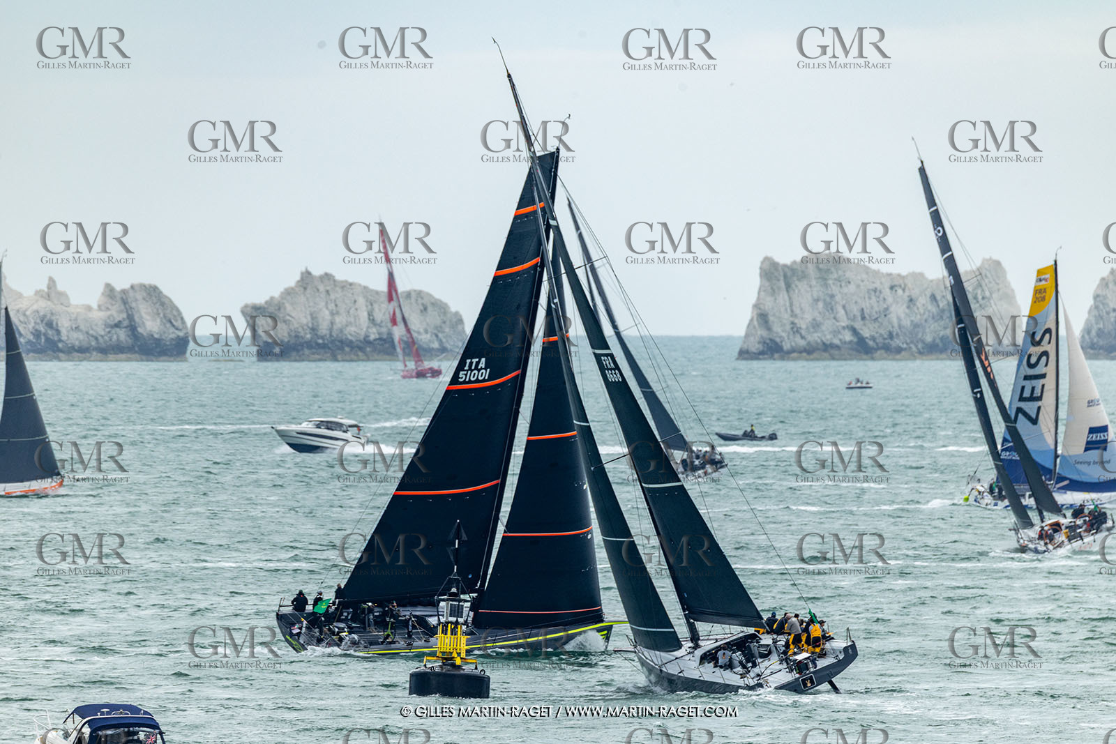 26 07 2025, Cowes (UK, IOW), Admiral's Cup 2025, Rolex Fastnet Race start,