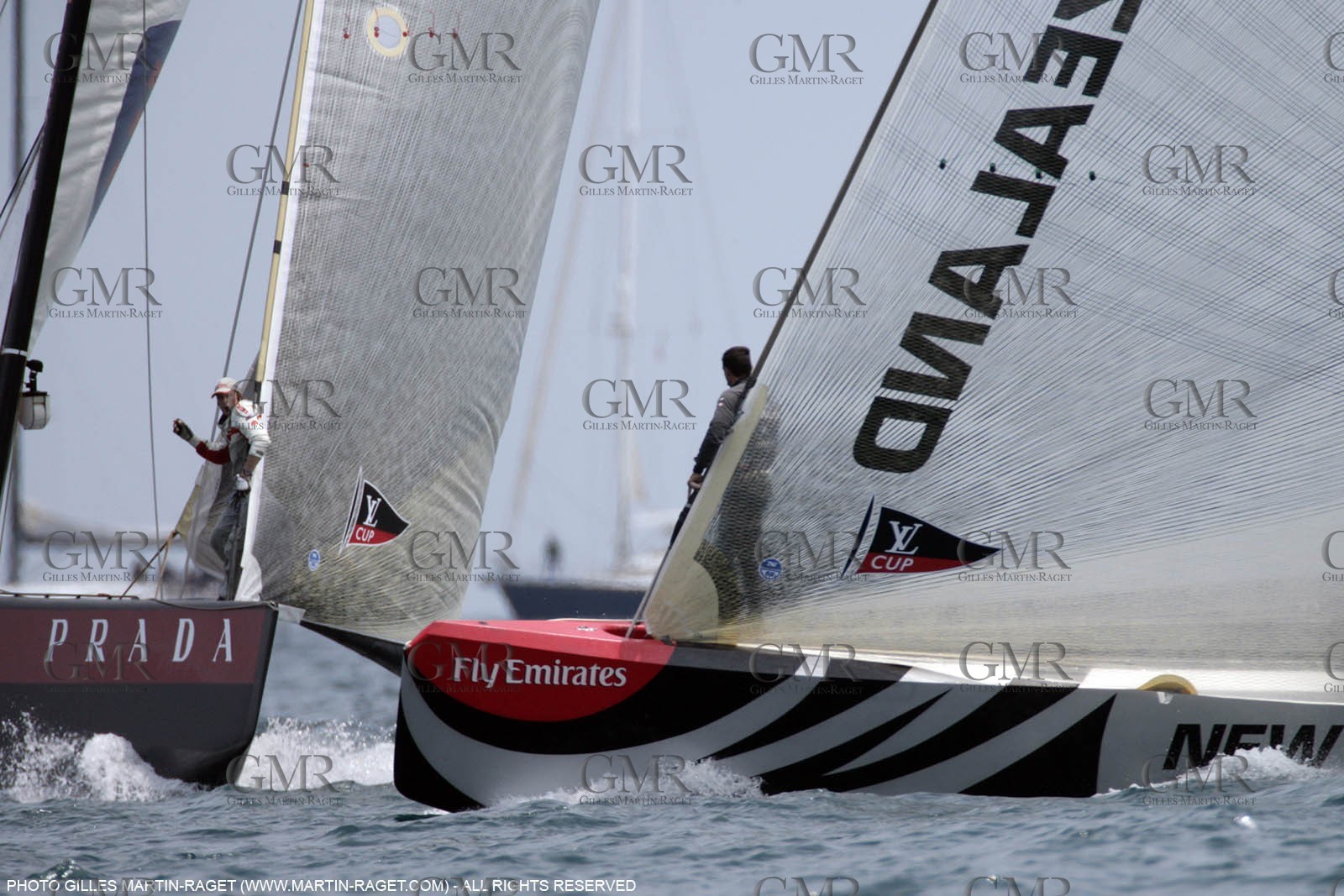 06 06 2007-Valencia (Spain)- 32nd America's Cup - Louis Vuitton Cup Final - Day 4