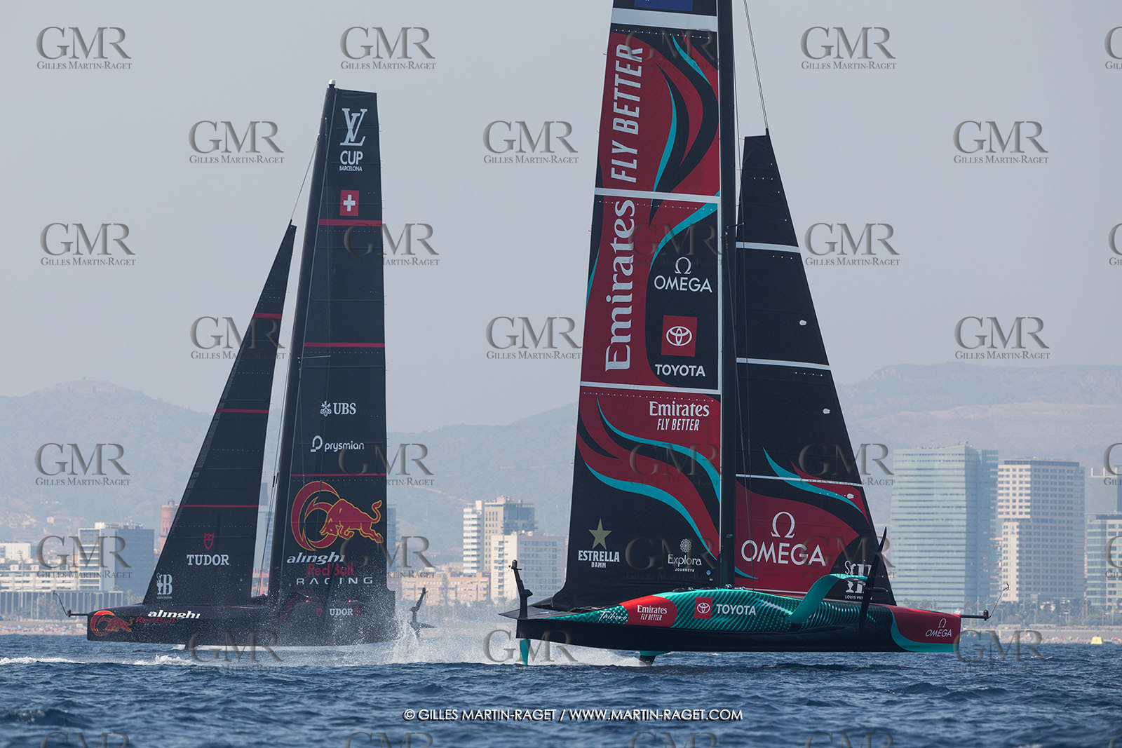 24 08 2024, Barcelona (ESP), Louis Vuitton 37th America's Cup, Louis Vuitton Prelilinary Regatta, Race Day 3