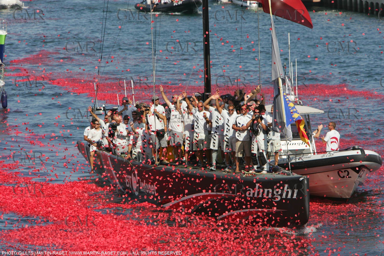 03 07 2007-Valencia (Spain)- 32nd America's Cup - Final Match - Day 8 - Alinghi vs Emirates Team New Zealand