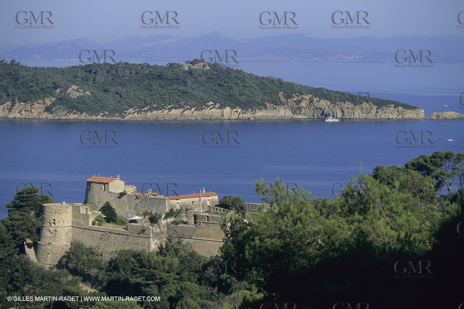 France, Provence, Iles d'Hyères, Port Cros