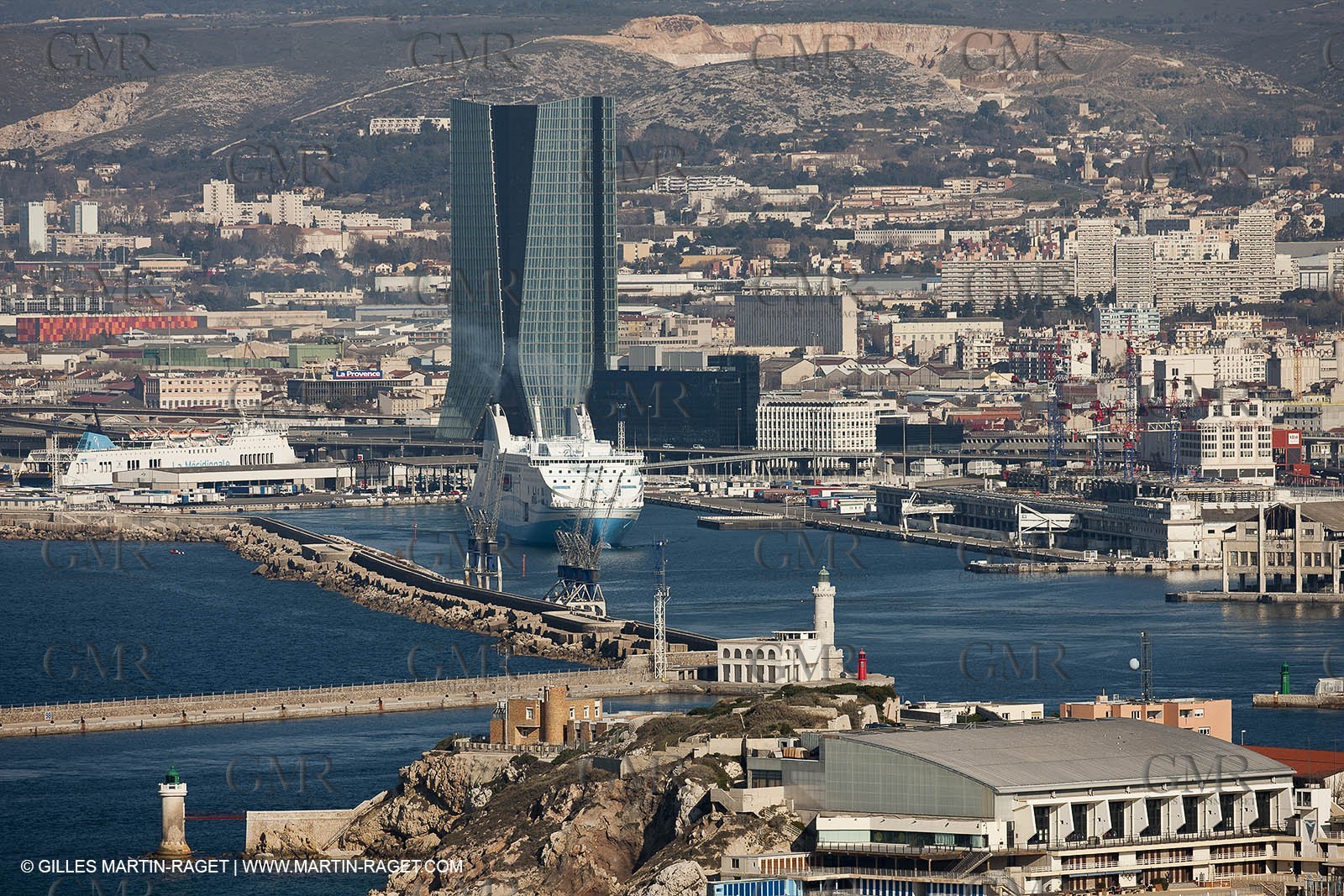 14 01 2012 - Marseille (FRA,13) - La Meridionale shipping company - the Piana off Marseille and the Calanques