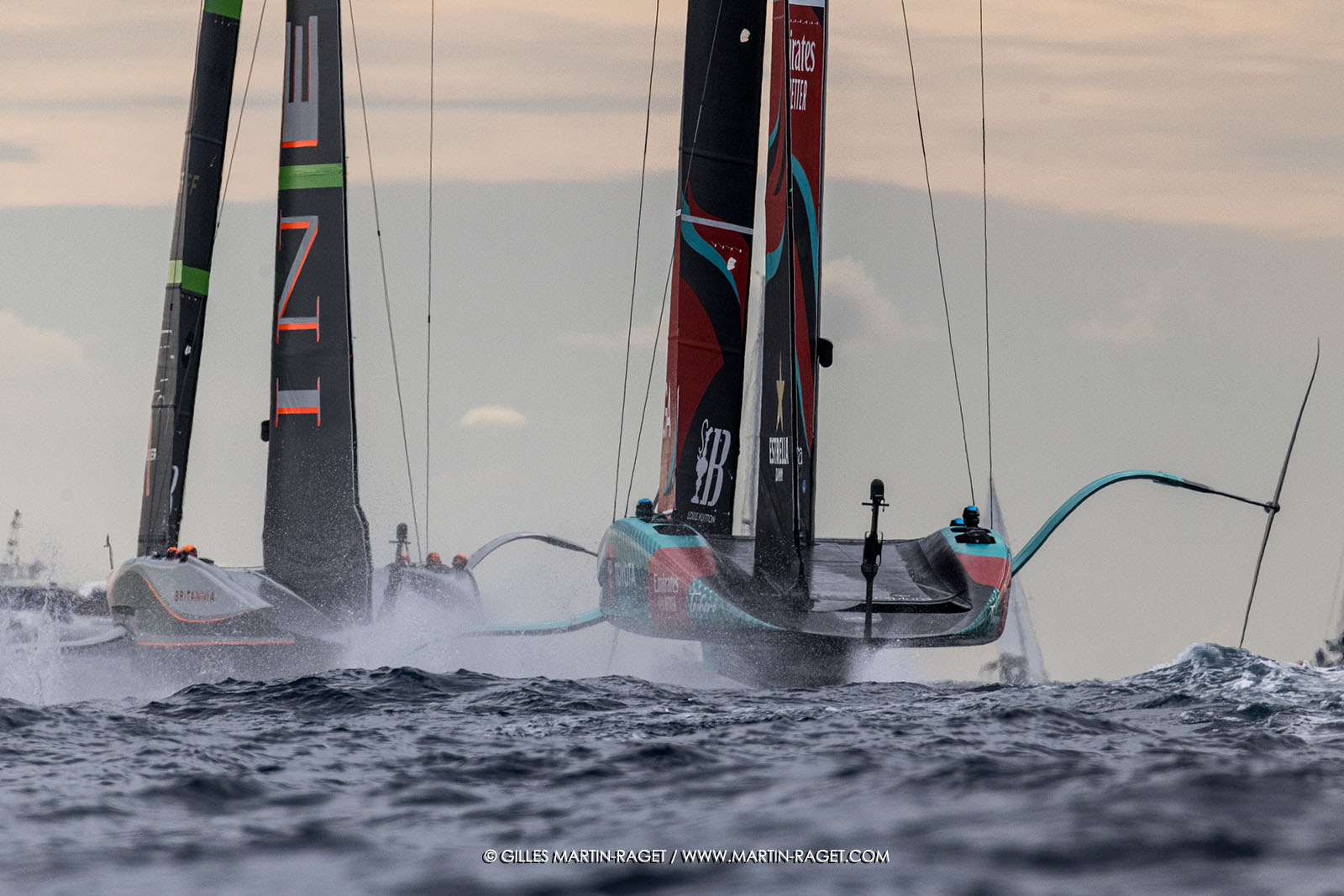 18 10 2024, Barcelona (ESP), Louis Vuitton 37th America's Cup, Final Match, Race Day 5, Race 7