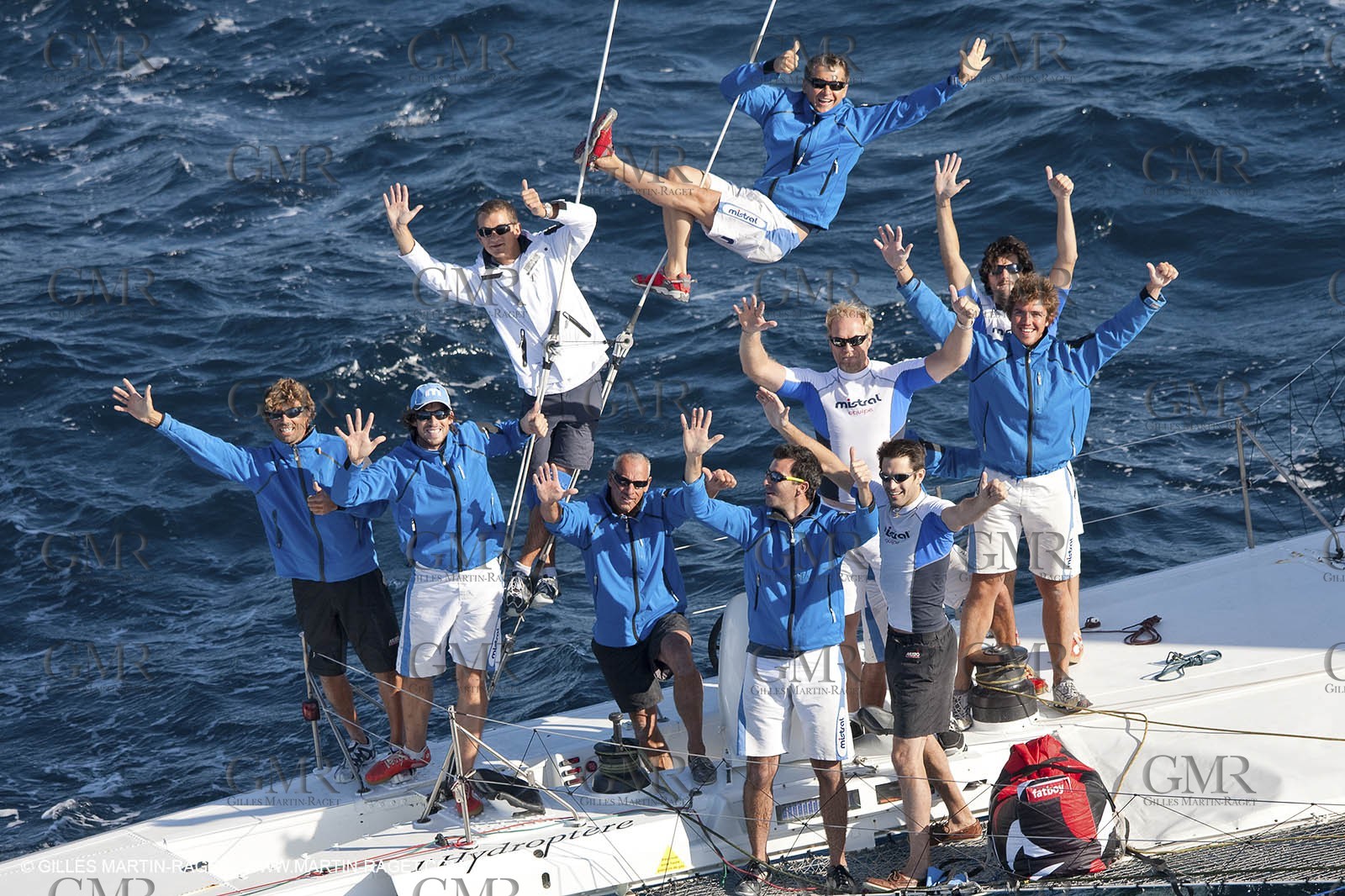 05 09 2009 - Hyères (FRA, 83) Hydroptère beat the overal sailing speed record with a run at 51,36 knts ( subjet to ratification by WSSRC)