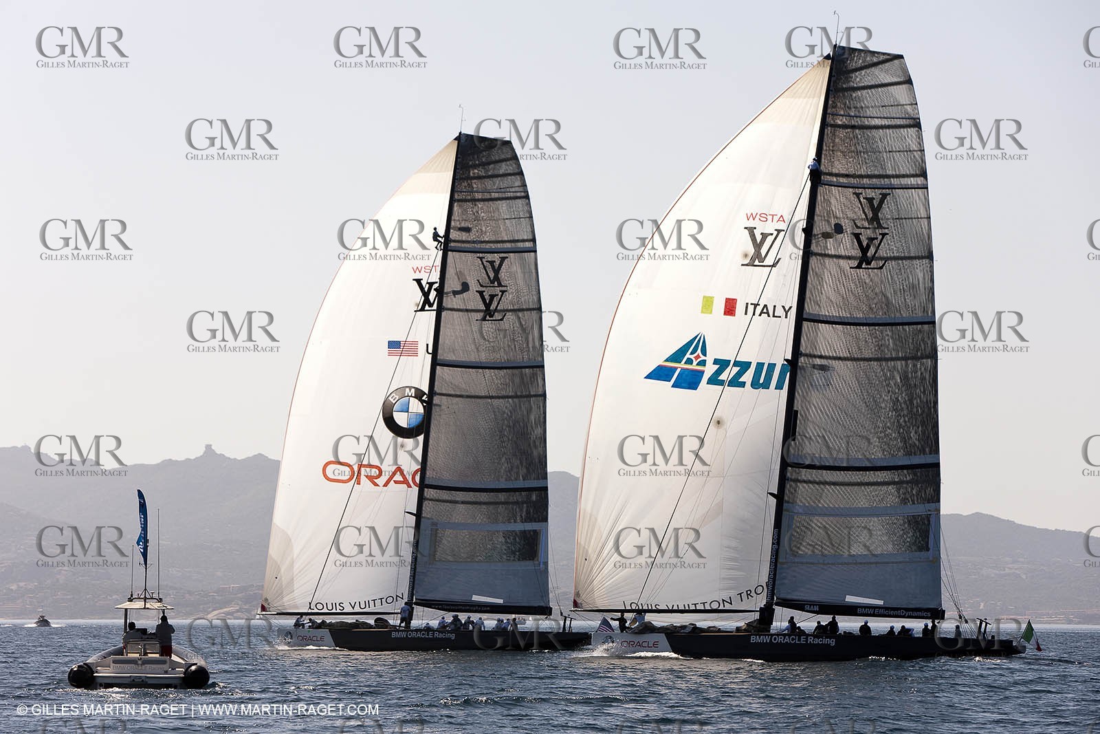 18 05 2010 - La Maddalena (ITA, Sardinia) Louis Vuitton Trophy - BMW ORACLE Racing - Training