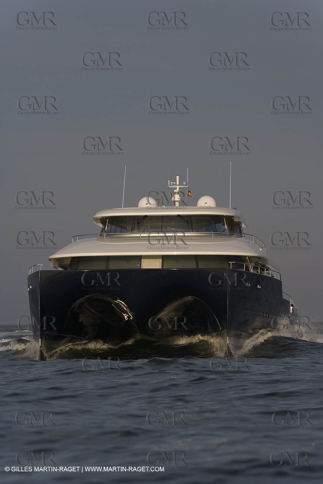 11 06 2007 - Valencia (Spain) - Super Yacht Catamaran Bradley, Gilles Vaton design built by H2X in la Ciotat (France)