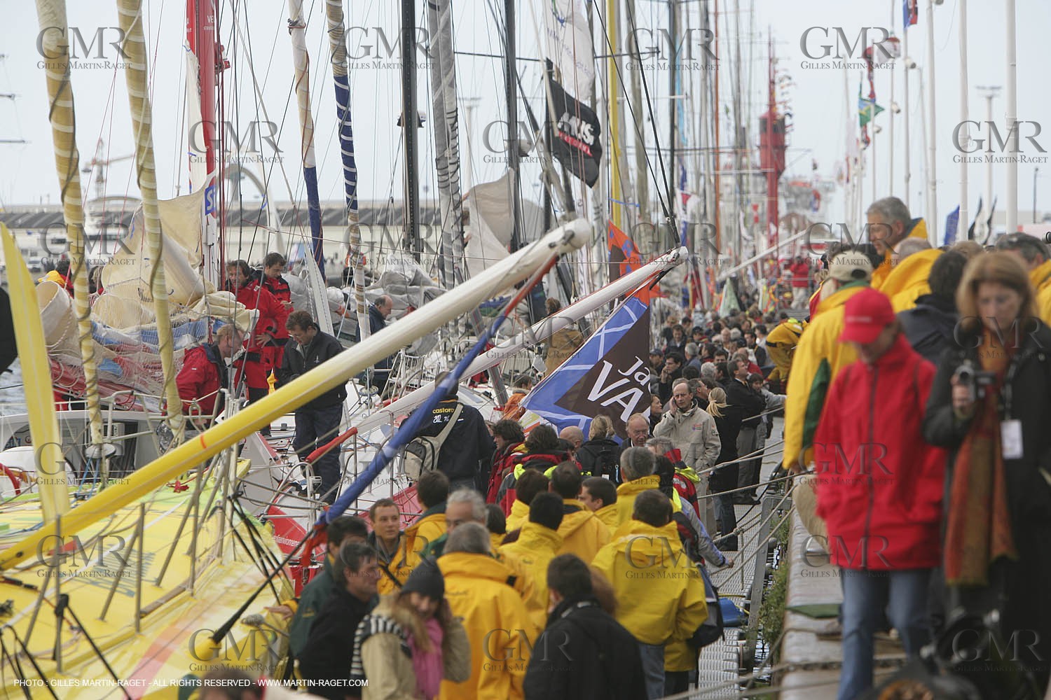 Transat Jacques Vabre, Monohull start, dock ambiances
