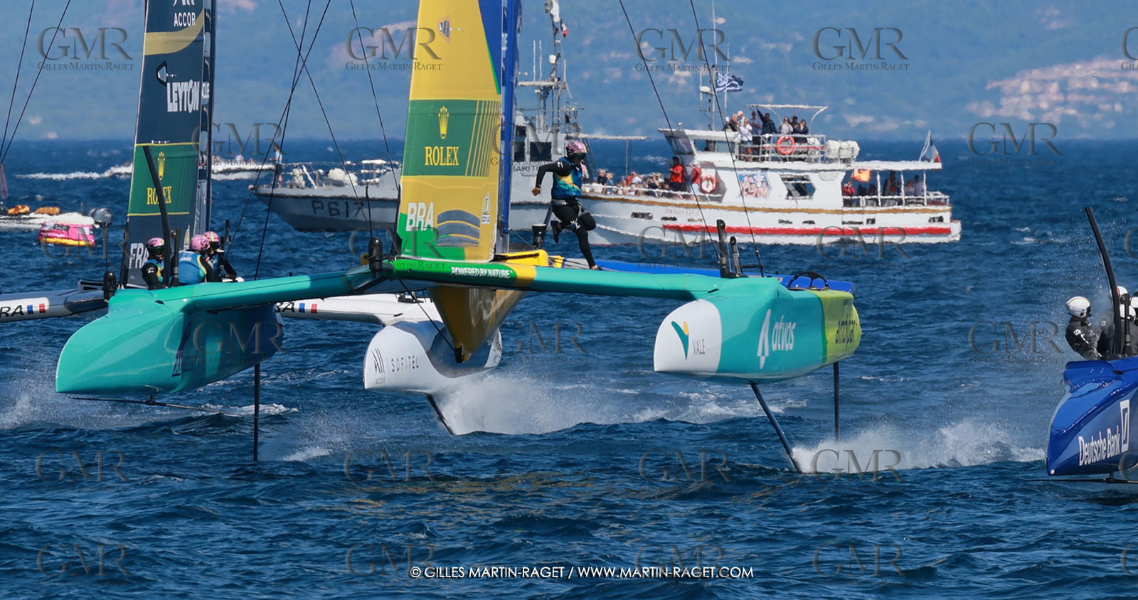 10 09 2025, Saint-Tropez,(FRA), Rockwool SailGP France Saint-Tropez, Race Day 1