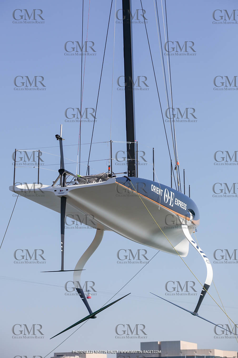 22 08 2023, Barcelona (ESP), 37th America's Cup, Orient Express Racing Team, AC 40 first training