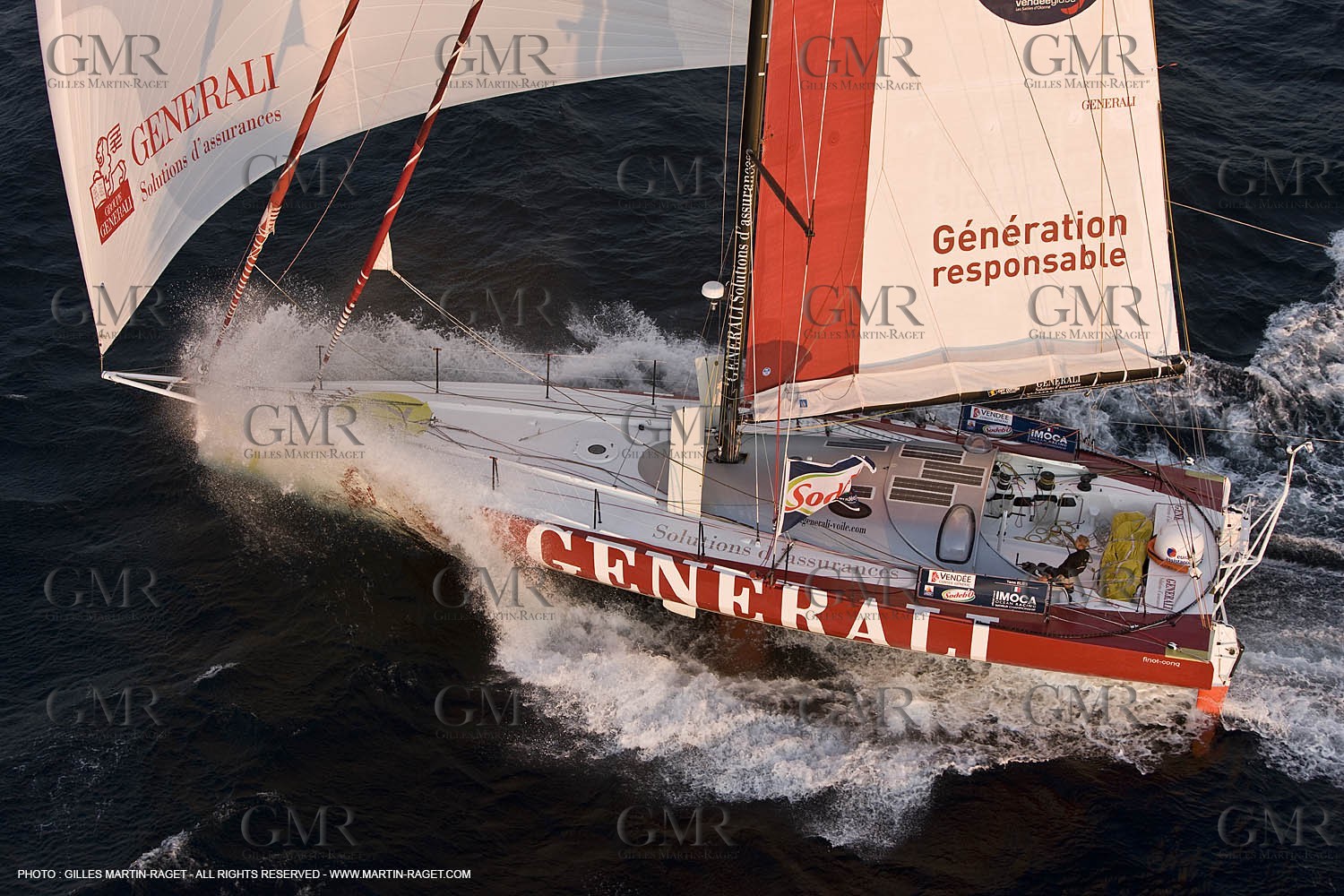 27 09 2008 - Lorient (FRA, 56) - Generali - Yann Eliès - Vendée Globe 2008 Training