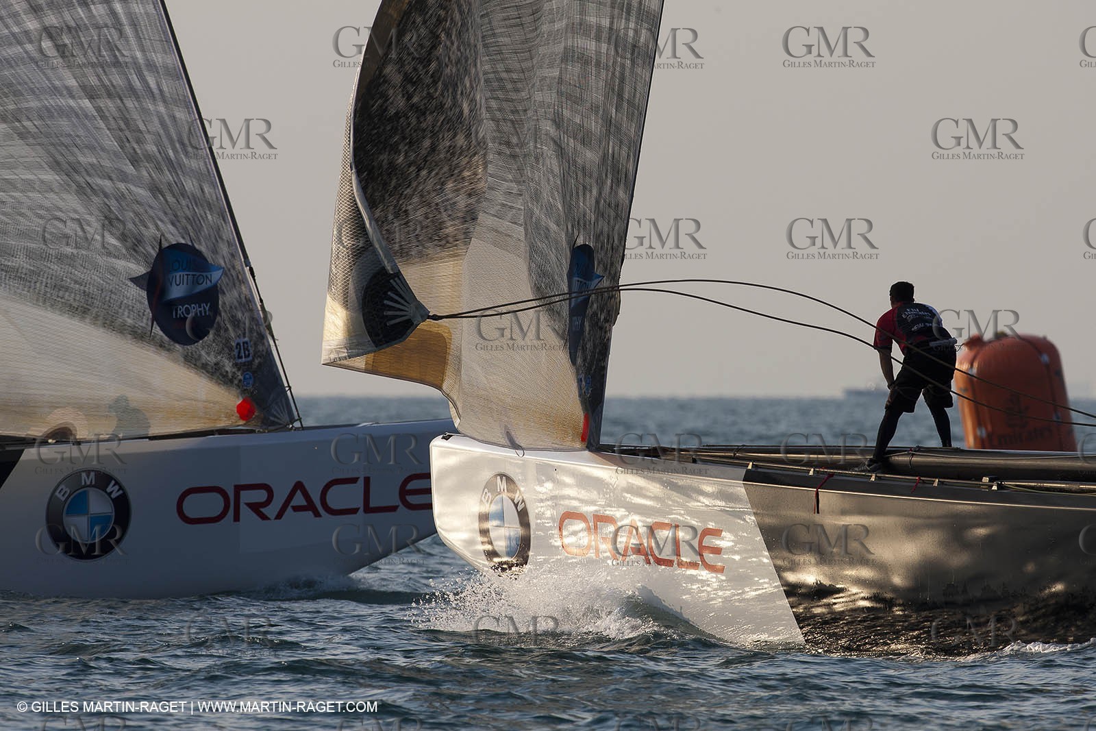 22 11 2010 - Dubai (UAE) - Dubai Louis Vuitton Trophy -  Round 2 - BMW ORACLE Racing Vs Emirates Team New Zealand